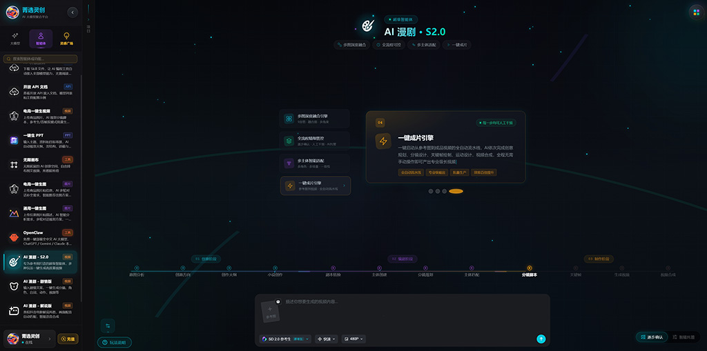 AI漫剧二次元角色渲染